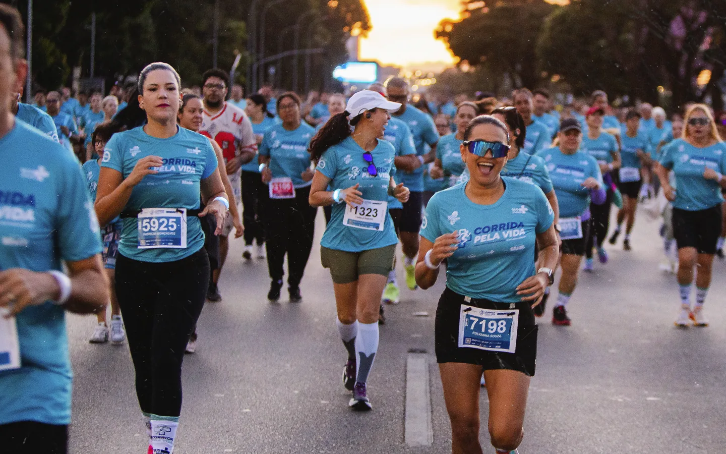 Corredoras na Corrida pela Vida